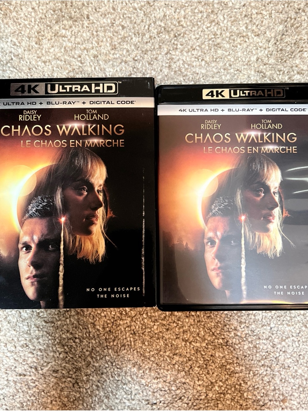 Chaos Walking (4K Ultra HD) - Black 4K Ultra HD Blu-ray / Tom Holland
